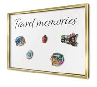 Organizador de Pared 60x40 cm | con Marco Dorado | Travel Memories