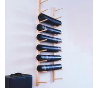 Organizador De Pared Con Soporte Para Esterilla De Yoga, Almacenamiento De Madera De 9 Niveles Para Gimnasio En Casa, Estera De Pilates Y Estera De Ejercicio, Estante De Colección De Accesorios De Fit