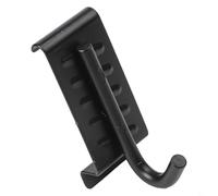 Organizador de pared de acero al carbono para garaje con ganchos ajustables y montaje compatible con paneles de yeso para cobertizo o jardín (A)