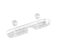Organizador de pared de baño - Estantería fregadero | Almacenamiento por encima del grifo con ventosas | Hogar Cocina Apartamento Hotel Restaurante, Soporte de pared sin taladrar, Accesorio Ganancia