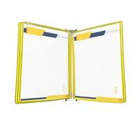 Organizador de pared de referencia | Soporte magnético Range-Certificados - Expositor de pared para recetas - Para papel estándar A4, cartel, receta, menús, documento, oficina, profesor, astillero