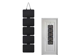 Organizador de pared esmaltado, organizador de broches con 5 piezas de tablero, aretes, collares, colección de joyas, soporte de exhibición con cordón para dormitorio, estudio