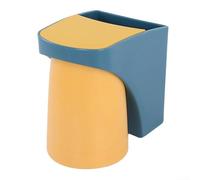 Organizador de pared para cepillos de dientes y peines para un espacio desordenado (amarillo)
