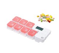 Organizador De Pastillas - ABS PP | Pastillero De 7 Días | Estuche Pill1 A Prueba De Humedad Y Polvo | Organizador Semanal De Almacenamiento De Medicamentos Para Vitaminas, Suplementos, Tabletas, Gest