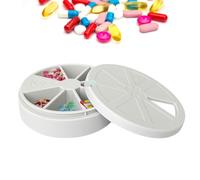 Organizador de pastillas, bandeja de frutas secas, bandeja de aperitivos dividida, bandeja de servir entretenida, bandeja ajustable con tapa con cuencos divididos, bandeja de servir para mesa