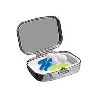 Organizador de pastillas, caja compacta para tableta, pastillero portátil con compartimento para bolsillo o bolso, organizador de medicamentos Youding