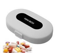 Organizador de pastillas, contenedor de pastillas,Caja organizadora diaria de medicamentos | Pastillero de viaje, pastillero diario de 6 compartimentos, pastillero portátil para bolsa de bolsillo, pas