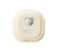 Organizador de pastillas de viaje, caja de almacenamiento pequeña, organizador semanal de pastillas, soporte portátil con compartimentos, pastillero de viaje para medicamentos diarios, 3.1 x 3.1 x