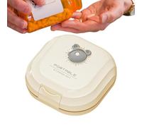 Organizador de pastillas de viaje, caja de almacenamiento pequeña, rastreador de píldoras portátil, compacto con compartimentos, organizador semanal de píldoras, tamaño grande, ideal para viajes, uso