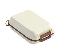 Organizador de pastillas de viaje, contenedor de medicamentos impermeable, organizador de pastillas reutilizable resistente al olor para la familia, camping, diario, vacaciones, viajes
