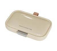 Organizador de pastillas de viaje | Pastillero portátil con 7 estuches independientes, dispensador de pastillas pequeño con cordón de silicona para pastillas, de hígado de bacalao, de