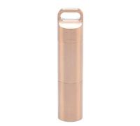 Organizador de pastillas impermeable de latón con múltiples compartimentos, llavero para almacenamiento de viajes al aire libre, apto para personas mayores, portables, pastillero