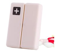 Organizador de pastillas, pastillero magnético plegable de viaje, organizador semanal de 7 días portátil, diseño de siete compartimentos, para suplementos de medicamentos, de hígado, a prueba
