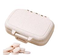 Organizador de pastillas pequeño, caja organizadora de medicamentos,Pastilleros y Organizador | Pastillero y organizador de 3 compartimentos, organizador diario de pastillero, pastillero 3 veces al dí