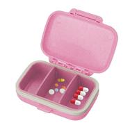 Organizador de pastillas pequeño - Pastilleros y organizadores | Pastilleros 3 veces al día, cajas de pastillas de viaje portátiles a prueba de fugas, organizador diario de 3 compartimentos para bolso