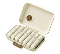 Organizador de pastillas, semanal, organizador de pastillas, pastillero portátil, organizador de medicamentos 3 veces al día, organizador diario de pastillas con gran apertura, pastillero de 7 días,