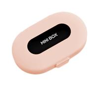Organizador de pastilleros, pastillero - Caja para tableta de viaje,Pastillero de viaje, pastillero diario de 6 compartimentos, pastillero portátil para bolsa de bolsillo, pastillero pequeño para acei