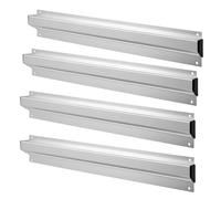 Organizador de pedidos de catering, soporte de aluminio para pedidos de alimentos para restaurantes y bares, 1 m de longitud, gestión eficiente de pestañas para servicios de comida rápida y para