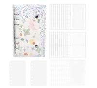 Organizador de pegatinas, PVC, rellenable con cierre de seguridad, sin estampado, libro de almacenamiento, para tarjetas pintadas a mano, fotos, niñas, estudiantes, niños, jóvenes, viajes, escuela