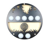 Organizador De Pelotas De Golf - Expositor De Metal, Estructura De Pared, Disposición Para Soporte De Vitrina De Hierro | Premium Arrangement Concept Design Para La Decoración De Interiores De Uffic