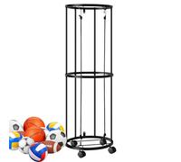 Organizador de pelotas deportivas, soporte para pelotas deportivas, organizador de balones que ahorra espacio, almacenamiento de garaje, estantería vertical para pelotas, organizador de equipo