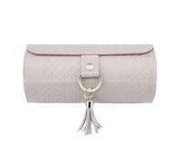 Organizador de pendientes, joyas para mujeres - Soporte de joyería de cuero de 3 capas - Estética portátil decorativa linda para mujeres Madres Madres Viajes Mabro de almacenamiento Batio de almacenam