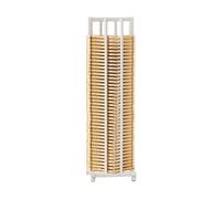 Organizador De Perchas Apilador con Ruedas, Perchero Giratorio 4 En 1, con Capacidad For 190 Perchas, For Armarios, Tiendas Y Lavanderías, Ahorra Espacio(White)