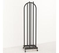 Organizador de Perchas Apilador Soporte para Perchas de Ropa, Soporte de Estante de Almacenamiento de Suspensión de Acero Resistente con Ruedas, para Armario de Lavandería de Tienda de Ropa