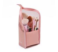 Organizador De Perfumes 1 paquete de neceser transparente con cremallera for mujer, neceser de viaje for mujer, neceser de almacenamiento con soporte for brochas de maquillaje Organizador De Escritori