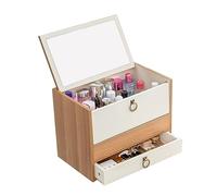 Organizador De Perfumes Organizador cosmético de escritorio Soporte de exhibición con cajón Organizador de maquillaje for cepillo Lápiz labial Productos for el cuidado de la piel Organizador De Escrit