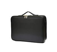 Organizador De Perfumes Organizador de cosméticos portátil, neceser de viaje con varios compartimentos de cuero for artistas de maquillaje, Kit de maquillaje profesional Organizador De Escritorio(C,L-
