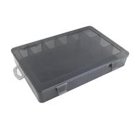 Organizador de piezas pequeñas de 9/12/15/18/24 compartimentos con separadores extraíbles para tornillos, pernos, clavos, cuentas, contenedor de piezas antideslizantes