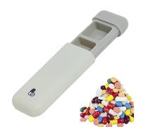 Organizador de píldoras con 3 compartimentos, pastillero con 3 compartimentos, maletín de medicina, funda organizadora portátil para tableta, resistente a la humedad, soporte para suplementos de