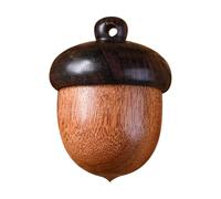 Organizador de píldoras de madera para uso diario y semanal, dispensador de recordatorios, caja de pastillas para bolso, contenedores de tamaño de viaje de madera, de piña, contenedores de