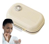 Organizador de píldoras de viaje, caja de píldoras de viaje, caja de píldora de silicona, portátil, a prueba de humedad, soporte de medicamentos semanal para diario y viajes