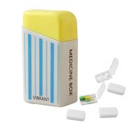 Organizador de píldoras de viaje, organizador de medicamentos, dispensador hermético de almacenamiento de suplementos, estuche de viaje para personas mayores, niños, mascotas, padre, madre, ancianos