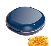 Organizador de píldoras de viaje, organizador de píldoras de viaje - Pastillero impermeable - Pastillero diario, pastillero de viaje para bolsillo en bolso, contenedor para pill