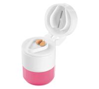 Organizador de píldoras de viaje, pastillero para viajes, bolsa hermética para medicamentos, organizador de píldoras con cortador de píldoras, soporte para medicamentos, estuche de viaje de alta