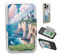 Organizador de píldoras medicinales Caja de píldoras de viaje delgada portátil con ranura para teléfono Estuche compacto para diarias de 3, 7 pulgadas Estilo 3 Caja organizadora de medicament