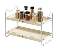 Organizador De Plan De Trabajo De Cocina - Soporte Metálico 2 Niveles | Estante Encimera Elevada Organizador Cocina - Para Despensa Baño Dormitorio Tazas Decoración