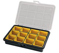 Organizador de plástico con 12 cajas extraíbles en el interior L180xP128xH32 mm,