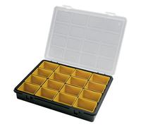 Organizador de plástico con 16 cajas extraíbles en el interior L242xP188xH37 mm.