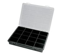 Saturnia Organizador de plástico con 16 compartimentos L 242 x P 188 x H 37 mm