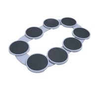 Organizador de Plato Giratorio Estante Giratorio para Gabinete Bandeja Giratoria para Alimentos Rotación de 360 Grados Material ABS Diseño de Riel Deslizante para Coci