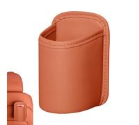 Organizador De Portavasos para Automóvil: Almacenamiento De Cuero De PU para Automóvil, Accesorio Interior Y Duradero, Soporte Elástico Multiusos para Tarjetas, Llaves, Teléfonos, Refrigerios,