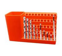 Organizador De Puntas De Destornillador - Bandeja De Almacenamiento De Brocas Eléctricas Con Múltiples Orificios, Soporte Magnético Con Almacenamiento Antideslizante | Ideal Para Garajes, Talleres Y S