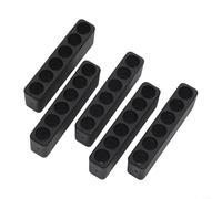 Organizador de puntas de destornillador de plástico flexible diseñado para 6 puntas hexagonales de 35 mm, ayudando a mantener los accesorios de herramientas eléctricas en orden y pérdida de