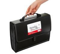 Organizador de recibos de facturas, formularios de 26 capas, manejo de dinero, mantenimiento de registros, calendarios, planificadores, chaquetas, bolsillos para archivos para uso personal