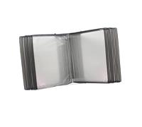 Organizador De Referencia Mural, Sistema De Montaje En Pared De Metal De 10 Páginas Con Bolsillos A4 Para Mostrar Imágenes De La Empresa(C)