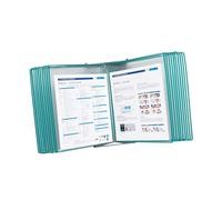 Organizador De Referencia Mural, Sistema De Montaje En Pared De Metal De 10 Páginas Con Bolsillos A4 Para Mostrar Imágenes De La Empresa(E)